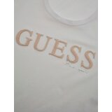Guess Majica svijetlobež / srebro / bijela | shoptok.hr