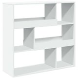 vidaXL Knjižna omara bela 100x33x94,5 cm inženirski les | Shoptok.si
