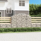  Gabionska košara s lukom 200x50x140/160 cm pocinčano željezo | shoptok.hr