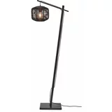 Good&Mojo Crna stojeća svjetiljka sa sjenilom od ratana (visina 150 cm) Tanami –