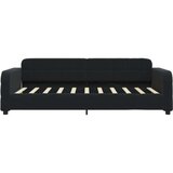  Raztegljiva postelja črna 90x190 cm žamet | Shoptok.si