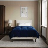  Zimska posteljnina Temno modra 155 x 200 cm Mikrovlakna, (5000284411) | Shoptok.si