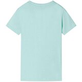  Dječja majica svijetla boja mente 116 | shoptok.hr