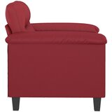  Fotelja crvena boja vina 60 cm od umjetne kože | Eponuda.com