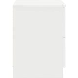  Noćni ormarići 2 kom s 2 ladice bijeli 40x36x50 cm | Shoptok.si