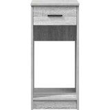 vidaXL Tower stalak za računalo s ladicom boja sivog hrasta 35x45x77cm | shoptok.hr