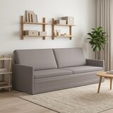 SOFA za 3 osobe Sivosmeđa 220 x 81 x 82 cm Tkanina Slike