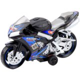 Trkaći motor za igru sa zvučnim i svjetlosnim efektima - crno/plavi | shoptok.hr