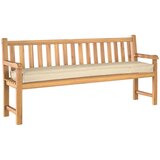 vidaXL Jastučić za klupu Bež 180x40x8 cm Oxford tkanina | shoptok.hr