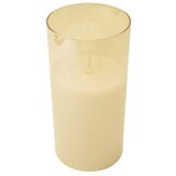 Led candle GLASS CYLINDER - Gold - 30cm - N53