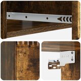 Stolna Stenska stranska miza Dimljen hrast 59 x 34,5 x 17 cm, (5000232394) | Shoptok.si