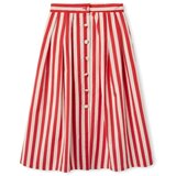 Compania Fantastica Krila COMPAÑIA FANTÁSTICA Skirt 40021 - Stripes Bež | Shoptok.si