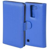 Cadorabo Ohišje, združljivo z LG K8 2016 v neptunova modra - Zaščitni ovitek z magnetnim zapiranjem in 3 režami za kartice, (20553048) | Shoptok.si