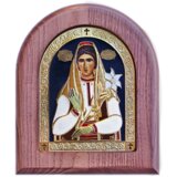  Ikona u drvetu Prepodobna Anastasija Majka Svetog Vasilija, 170x205x22mm | Eponuda.com