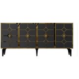 Hanah home cagla - anthracite, gold anthracitegold console | ePonuda.com