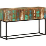 vidaXL Konzolna mizica 120x30x75 cm trden predelan les | Shoptok.si