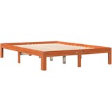  Okvir kreveta bez madraca voštano smeđi 140x190 cm od borovine | Eponuda.com