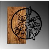 Wallity Zidna dekoracija Flowers, 53 x 57 cm, Smeđa | Eponuda.com