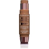 Revolution Contour & Blend Stick paličica za konture s čopičem odtenek Medium 8 g Cene
