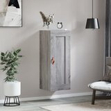  Zidni ormarić siva boja hrasta 34,5x34x90 cm konstruirano drvo | shoptok.hr