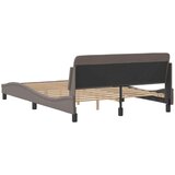  Okvir za krevet Dover smeđesivi 140x200 cm od tkanine | shoptok.hr
