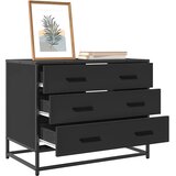  Ormar s ladicama crni 70x41x56 cm izrađeno drvo | shoptok.hr