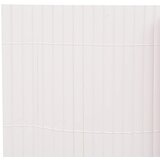Dvostrana vrtna ograda 90 x 400 cm bijela | shoptok.hr