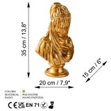 WALLXPERT Decorative Object figura u zlatnoj boji 038 | Eponuda.com