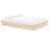  Okvir za krevet od masivnog drva 140 x 190 cm | shoptok.hr