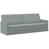 SOFA za 3 osobe Svjetlosiva 220 x 81 x 82 cm Tkanina - Svjetlosiva 210 cm | shoptok.hr