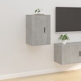  Zidni TV ormarić siva boja betona 40 x 34,5 x 60 cm | shoptok.hr