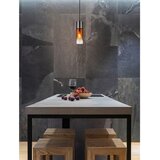 Globo 21000HG - Luster na sajli ANNIKA 1xE27/25W/230V prečnik 10,5 cm crna/bakarna | Eponuda.com