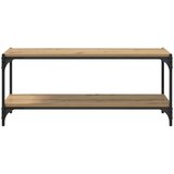 vidaXL TV ormar Umjetnički hrast 100x33x41cm Obrađeno drvo i čelik | shoptok.hr