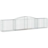  Obokane gabion košare 25 kosov 400x50x80/100 cm cinkano železo | Shoptok.si