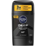Nivea Men Deep Black Carbon 48H v stiku antiperspirant 50 ml za moške | Shoptok.si