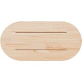  Ploča za stol bijela 70x35x2,5 cm od masivne borovine ovalna | Eponuda.ba