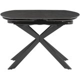 P & B Raztegljiva Miza Senna, Temno Siva, 120-180x90 | Shoptok.si