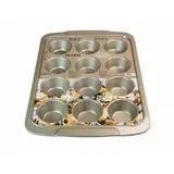 modla za mafine i projice 12 rupa gold line TPGL-M184