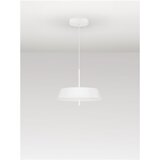 Nova Luce Bela aluminijasta LED zatemnitvena viseča svetilka ø 45 cm Velio – | Shoptok.si