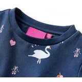  Dječja haljina s dugim rukavima modra 116 | shoptok.hr