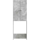  Kabinetska WC BREDA Betonska siva 66 x 25,5 x 190 cm | shoptok.hr