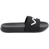 Shelvt Black flip-flops with inscription | shoptok.hr