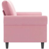 vidaXL Kavč dvosed roza 140 cm žamet, (21012764) | Shoptok.si