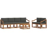  Set vanjskih sofa 7 kom. Prirodna i antracit | shoptok.hr