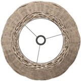  Sjenilo za stropnu svjetiljku smeđe Ø50x30 cm od pruća | shoptok.hr