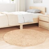  Čupavi tepih s visokim vlaknima NAVARRA bež 100x100cm poliester | shoptok.hr