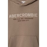 Abercrombie & Fitch Dječja dukserica boja: bež, s kapuljačom, s uzorkom | shoptok.hr