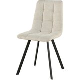 CARRYHOME STOL, kovina, tekstil bež | Shoptok.si