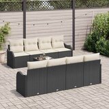  Sjedeća garnitura za vrt Crna 55 x 55 x 37 cm poliratan | shoptok.hr