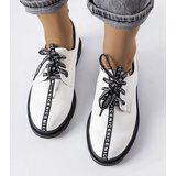 Gemre White derby shoes with contrasting sole Hanifan | Eponuda.ba